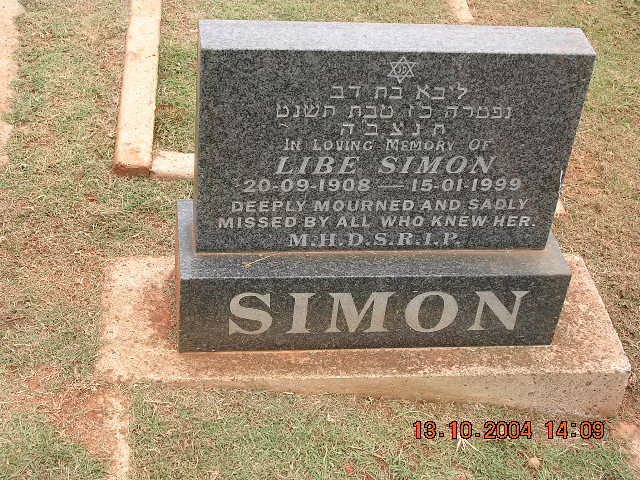 SIMON Libe 1908-1999