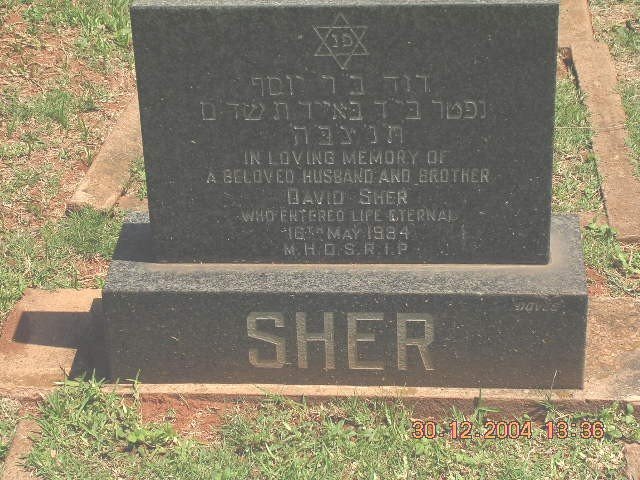 SHER David -1984