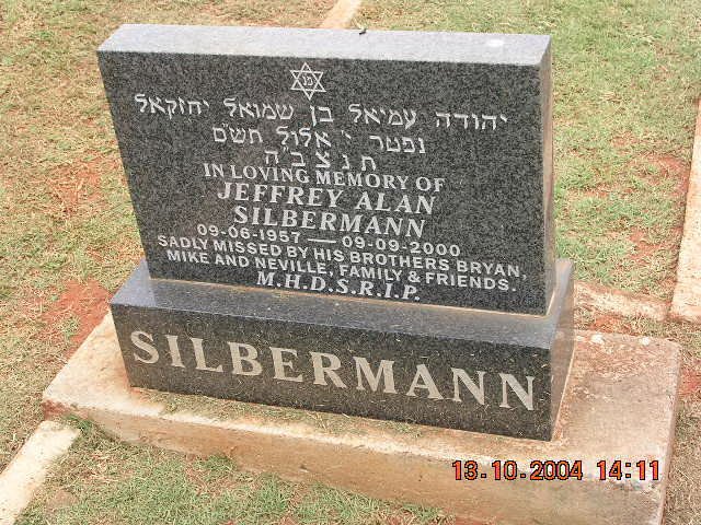 SILBERMANN Jeffrey Alan 1957-2000