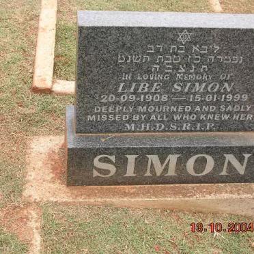SIMON Libe 1908-1999
