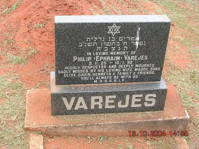 VAREJES Philip 1925-1992