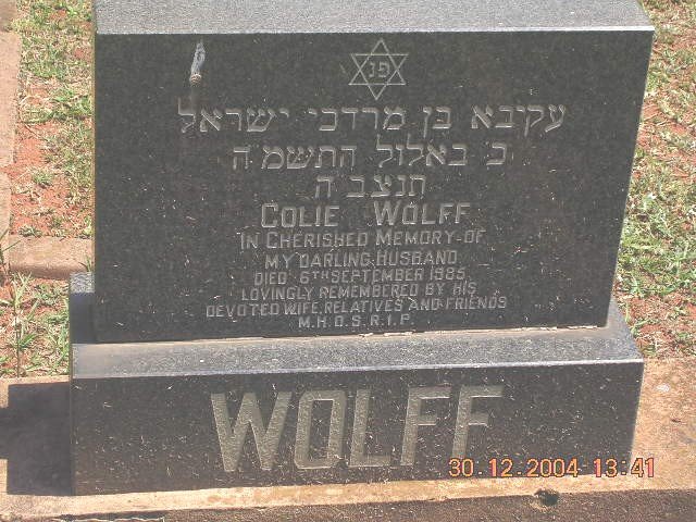 WOLFF Colie -19?5