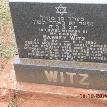 WITZ Barney 1921-1990