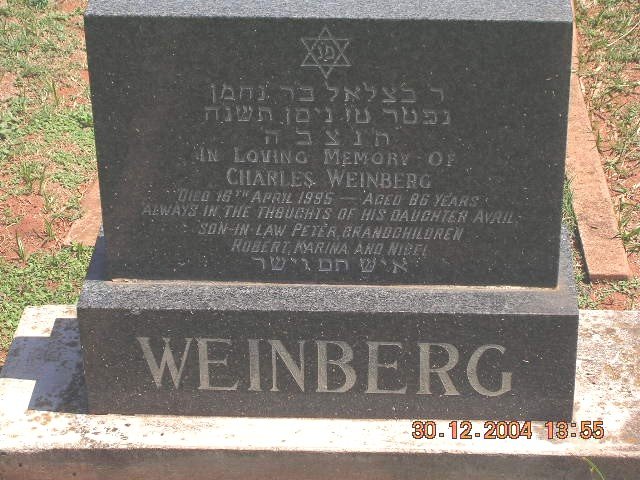 WEINBERG Charles -19??