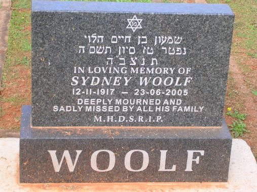 WOOLF Sydney 1917-2005