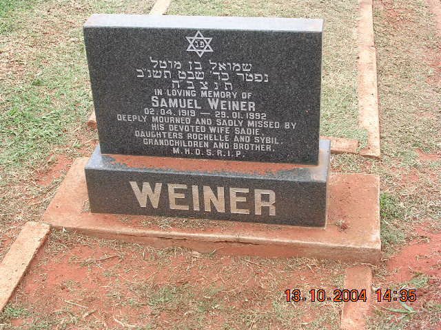 WEINER Samuel 1919-1992