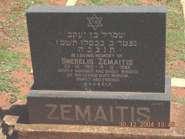 ZEMAITIS Smerelis 1912-1986