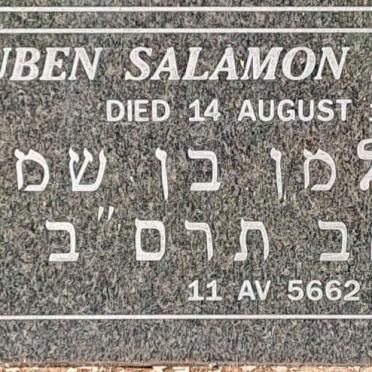 SILVERMAN Reuben Salamon -1902