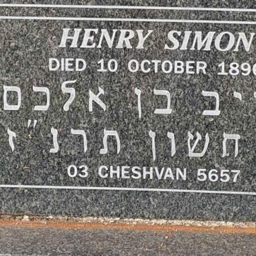 SIMON Henry -1896