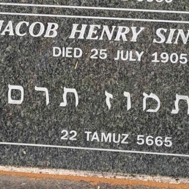 SINCLAIR Jacob Henry -1905