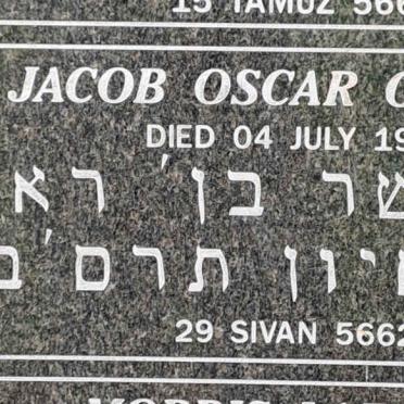 GUTMAN Jacob Oscar -1902