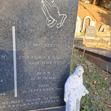 ASLETT Edna Grace nee OWEN 1941-1999