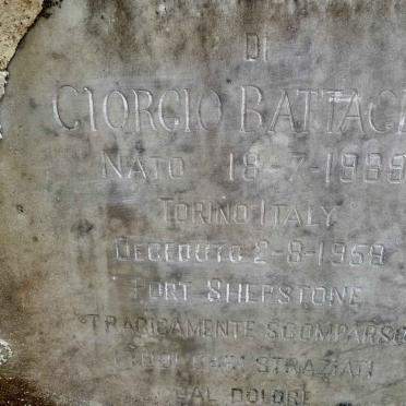 BATTAGLIA Giorgio 1959-1988