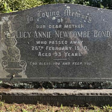 BOND Lucy Annie, NEWCOMBE -1970 :: NEWCOMBE-BOND Reginald George 1909-1983 _1