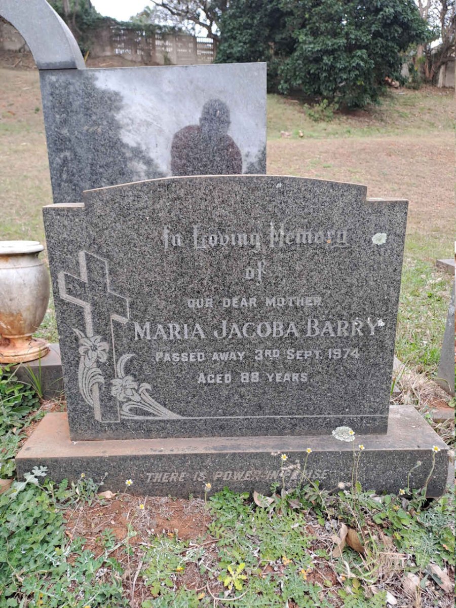 BARRY Maria Jacoba -1974