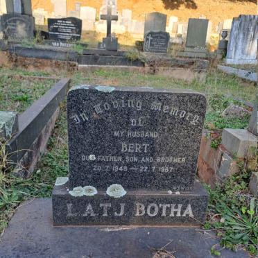 BOTHA L.A.T.J. 1948-1987