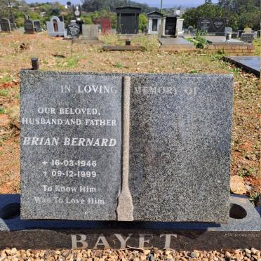 BAYET Brian Bernard 1946-1999