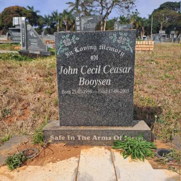 BOOYSEN John Cecil Ceasar 1950-2005