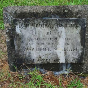 BAKER Mortimer William 1900-1971