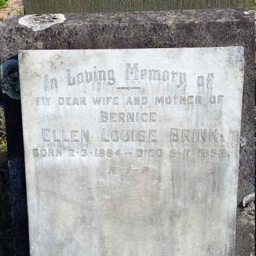 BRINK Ellen Louise 1884-1958