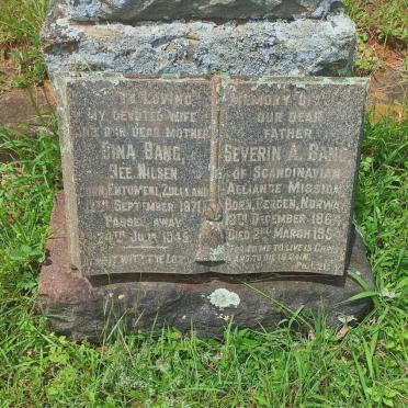 BANG Severin A. 1864-1954 & Dina NILSEN 1871-1945