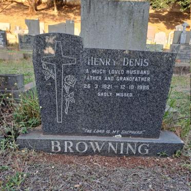 BROWNING Henry Denis 1921-1986
