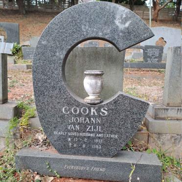 COOKS Johann Van Zijl 1951-1983