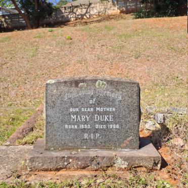 DUKE Mary 1893-1966