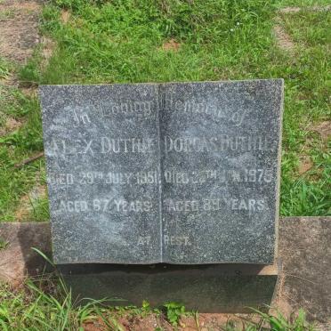 DUTHIE Alex -1951 & Dorcas -1975
