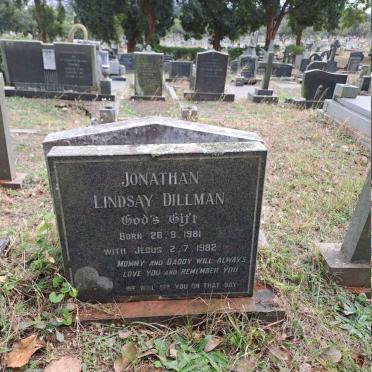 DILLMAN Jonathan Lindsay 1981-1982