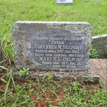 DELPORT Johannes M. -1963 & Mary K.L. -1972