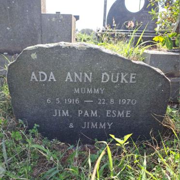 DUKE Ada Ann 1916-1970