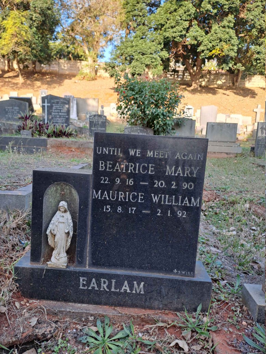 EARLAM Maurice William 1917-1992 & Beatrice Mary 1916-1990