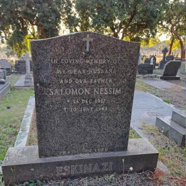 ESKINAZI Salomon Nessim 1917-1983