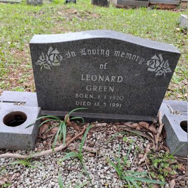 GREEN Leonard 1920-1991