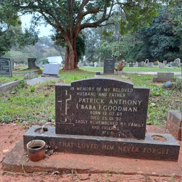 GOODMAN Patrick Anthony 1968-1992