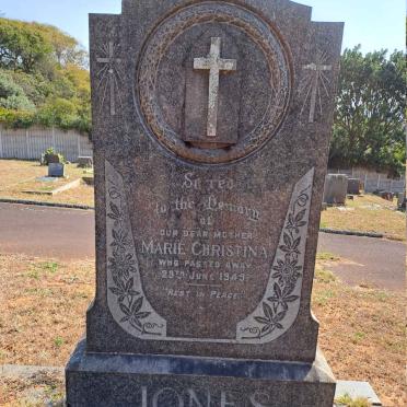 JONES Marie Christina -1949