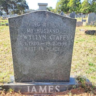 JAMES Llywyllyn 1920-1996