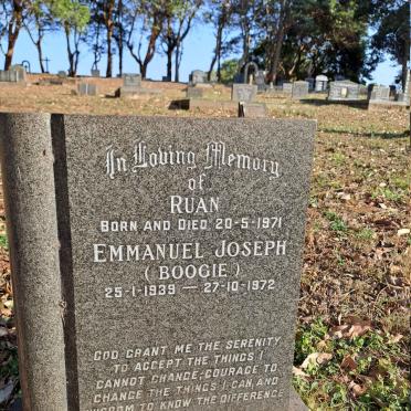 JOHNSON Ruan -1971 :: JOHNSON Emmanuel Joseph 1939-1972