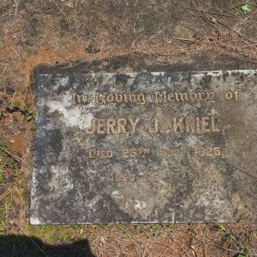 KRIEL Jerry J. -1925