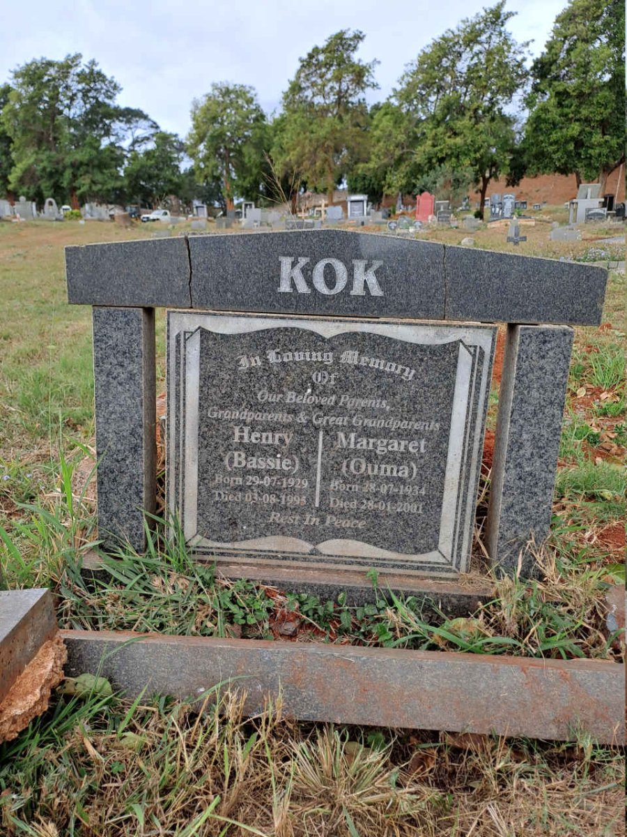 KOK Henry 1929-1995 & Margaret 1934-2001