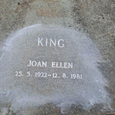 KING Joan Ellen 1922-1981