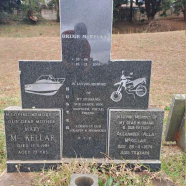 MCKELLAR Alexander -1974 :: MCKELLAR Mary -1981 :: MCKELLAR Bruce 1964-2009