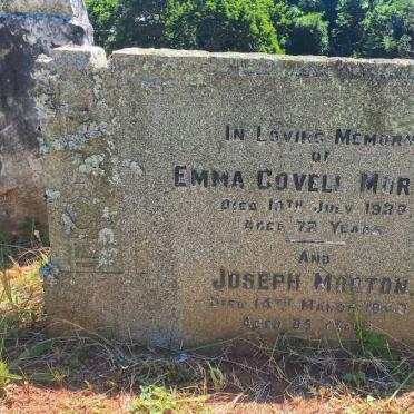 MORTON Joseph -1948 & Emma Covell -1938