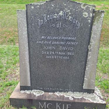MCKIE John David -1965