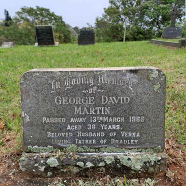 MARTIN George David -1965