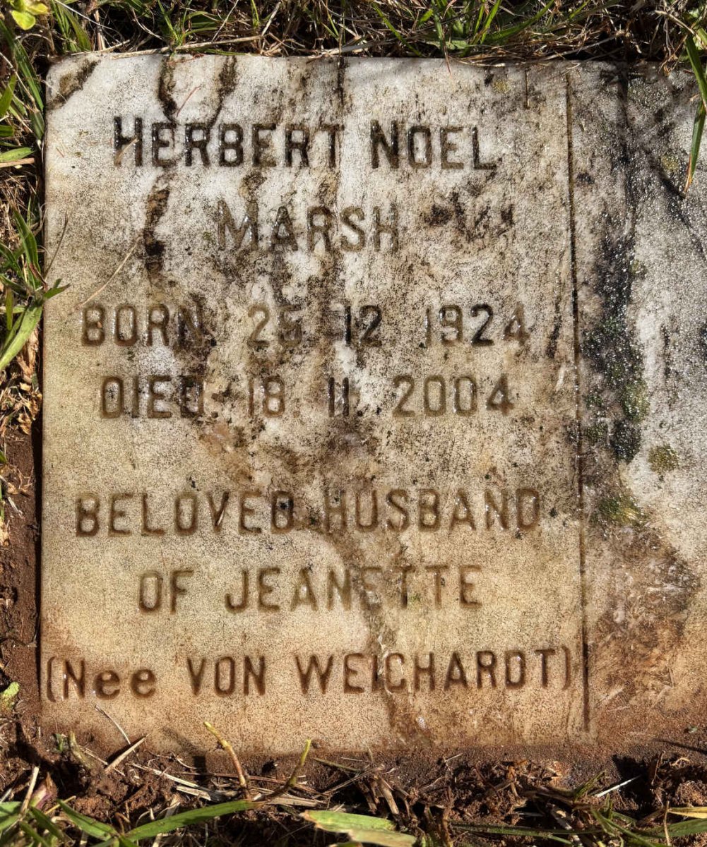 MARCH Herbert Noel 1924-2004 & Jeanette nee VON WEICHARDT