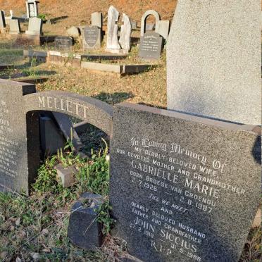 MELLETT John Siccius 1910-1988 &  Gabrielle Marie BROESE VAN GROENOU 1926-1987 :: MELLETT Peter John 1956-1981 _2