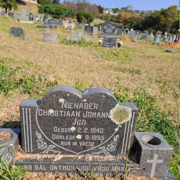 NIENABER Christiaan Johannes Jan 1940-1995