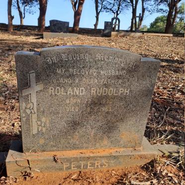 PETERS Roland Rudolph 1930-1983